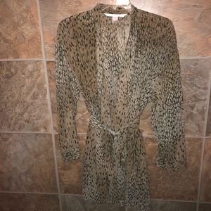 Victoria Secret Leopard robe sexy one size
